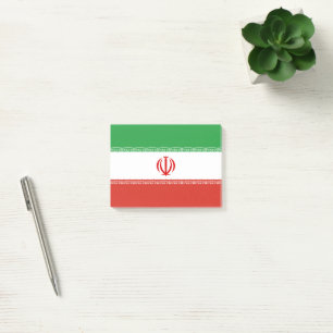 Notas Post-it® Bandera de Irán