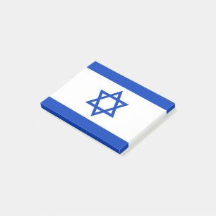 Notas Post-it® Bandera de Israel