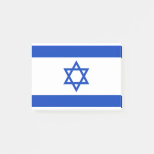 Notas Post-it® Bandera de Israel