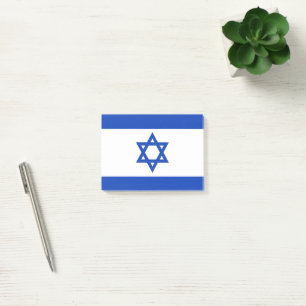 Notas Post-it® Bandera de Israel