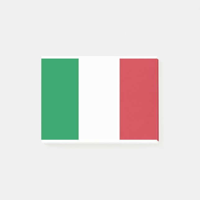 Notas Post-it® Bandera de Italia (Anverso)