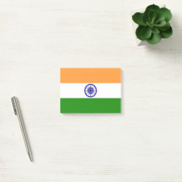 Notas Post-it® Bandera de la India