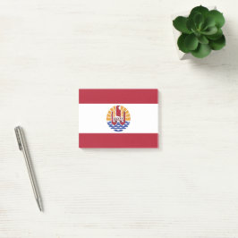 Notas Post-it® Bandera de la Polinesia Francesa