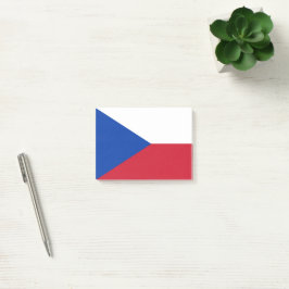 Notas Post-it® Bandera de la República Checa