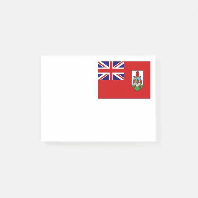 Notas Post-it® Bandera de las Bermudas (Anverso)
