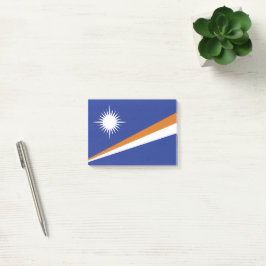 Notas Post-it® Bandera de las Islas Marshall