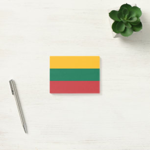 Notas Post-it® Bandera de Lituania
