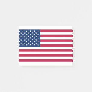 Notas Post-it® Bandera De Los Estados Unidos