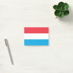 Notas Post-it® Bandera de Luxemburgo