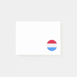 Notas Post-it® Bandera de Luxemburgo