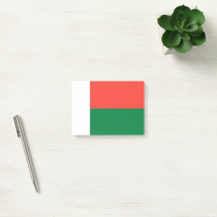 Notas Post-it® Bandera de Madagascar