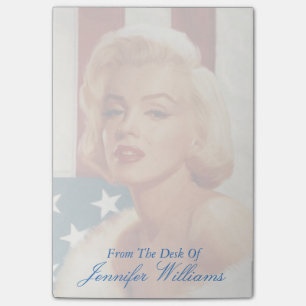Notas Post-it® Bandera de Marilyn
