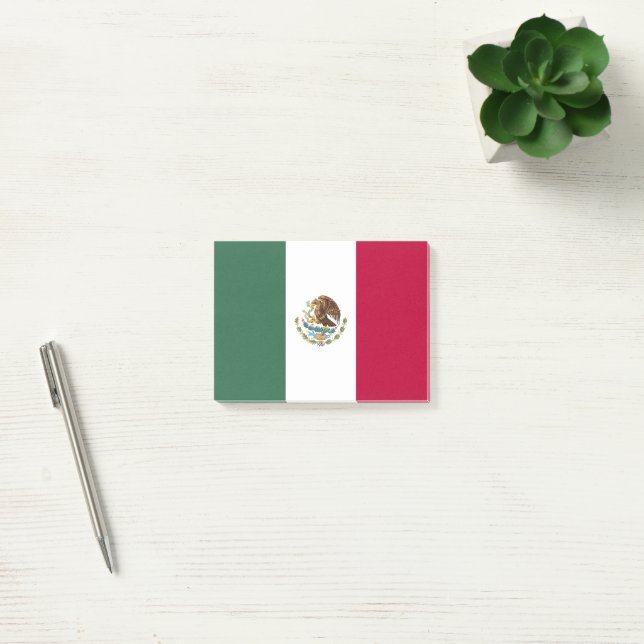 Notas Post-it® Bandera de México (Oficina)