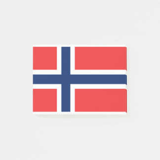 Notas Post-it® Bandera de Noruega
