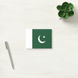 Notas Post-it® Bandera de Pakistán