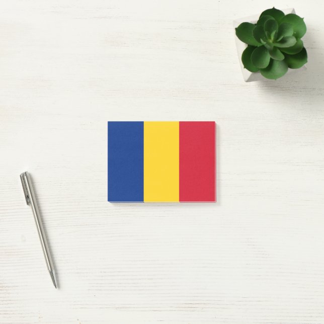 Notas Post-it® Bandera de Rumania (Oficina)