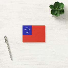 Notas Post-it® Bandera de Samoa