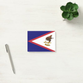Notas Post-it® Bandera de Samoa Americana