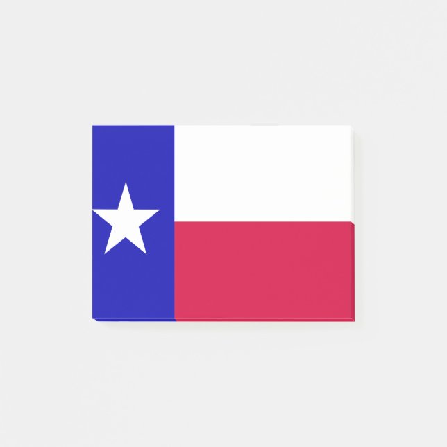 Notas Post-it® Bandera de Texas (Anverso)
