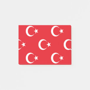 Notas Post-it® Bandera de Turquía