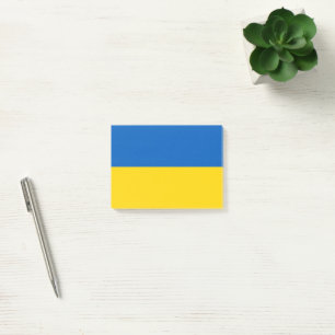 Notas Post-it® Bandera de Ucrania