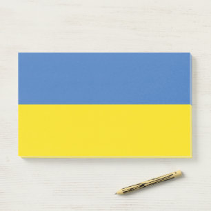 Notas Post-it® Bandera de Ucrania, ucraniano Slava Ukraini Слава 