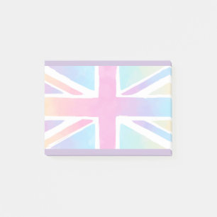 Notas Post-it® Bandera de Union Jack en colores brillantes