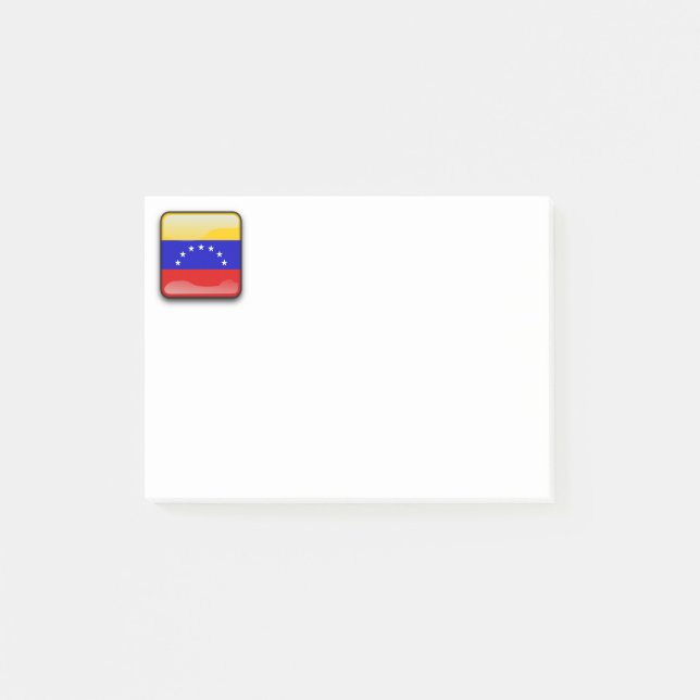 Notas Post-it® Bandera de Venezuela (Anverso)
