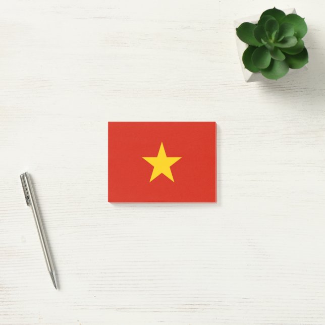 Notas Post-it® Bandera de Vietnam (Oficina)