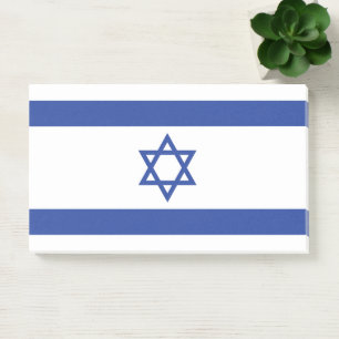 Notas Post-it® Bandera del Estado de Israel, Estrella de David Ju