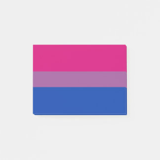 Notas Post-it® Bandera del Orgullo Bisexual