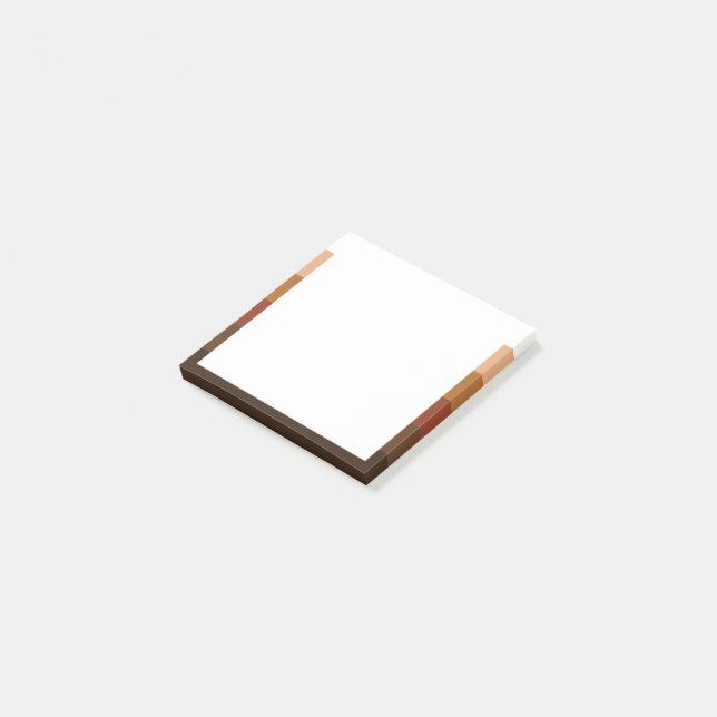 Notas Post-it® Bandera del Orgullo de las POC (En perspectiva)