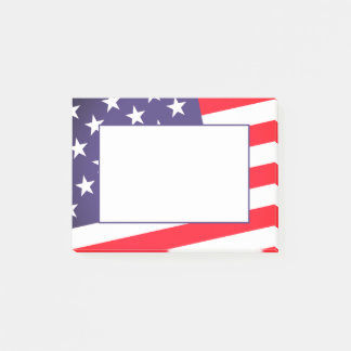 Notas Post-it® Bandera estadounidense - Celebrar los Estados Unid