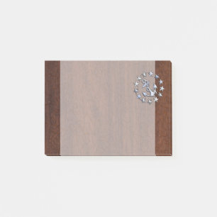 Notas Post-it® Bandera Náutica Americana de Yate Wet Look