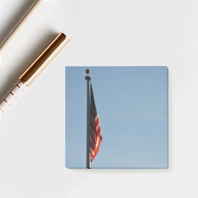 Notas Post-it® Bandera Patriótica Americana (Subido por el creador)