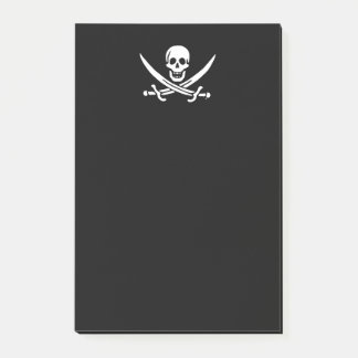 Notas Post-it® Bandera pirata de Jolly roger