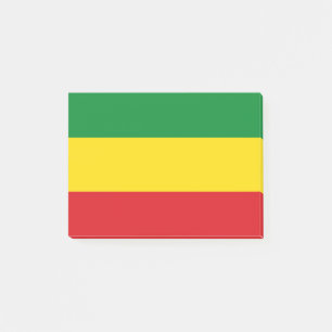 Notas Post-it® Bandera rastafariana rasta etíope