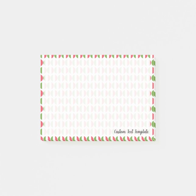 Notas Post-it® Banderas redondas de Italia (Anverso)