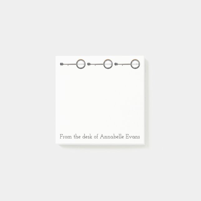 Notas Post-it® Banjos personalizados (Anverso)