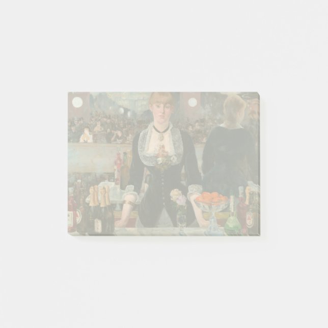 Notas Post-it® Bar en el Folies-Bergère Edouard Manet (Anverso)