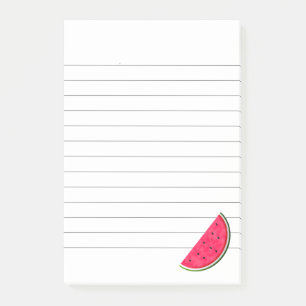 Notas Post-it® Baraja de sandía dulce dibujando lino