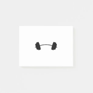 Notas Post-it® Barbo negro simple