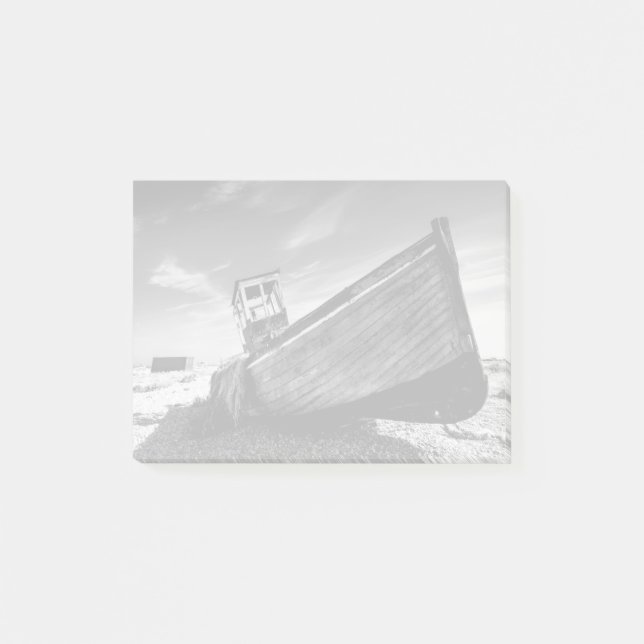Notas Post-it® Barco abandonado en la playa de Dungeness (Anverso)