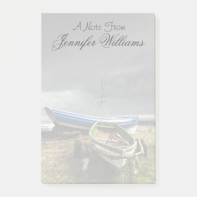 Notas Post-it® Barcos De Ruedas En La Costa| Inglaterra (Anverso)