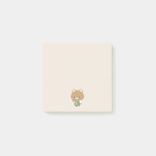 Notas Post-it® Barista Oso Lindo