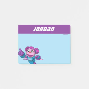 Notas Post-it® Barrio Sésamo Mecha Builders Abby Añadir nombr