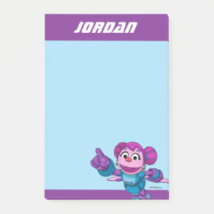 Notas Post-it® Barrio Sésamo   Mecha Builders Abby   Añadir nombr