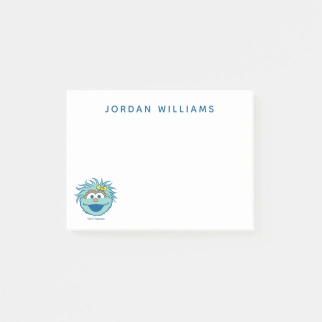 Notas Post-it® Barrio Sésamo | Sonrisa de Rosita (Anverso)