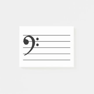 Notas Post-it® Bass Clef Post-it Notes