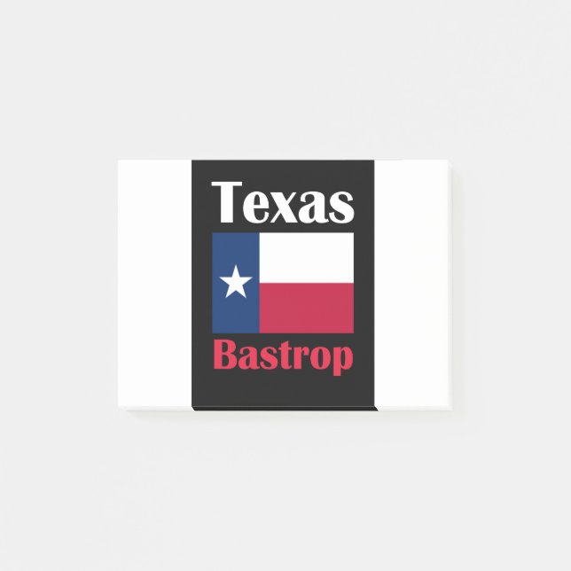 Notas Post-it® Bastrop TX (Anverso)